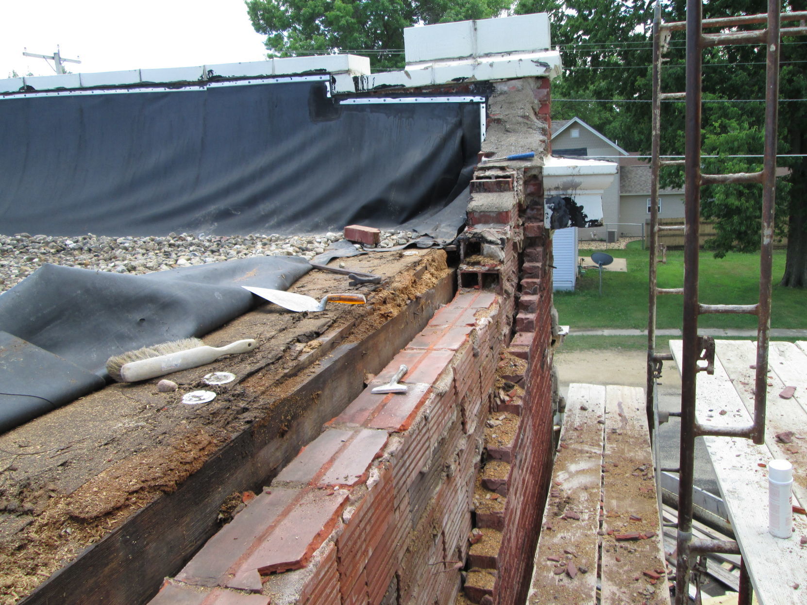 McCausland city hall roof